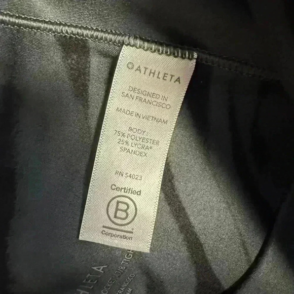 Athleta Leggings, Extra Small, Grey & Black - Picture 10 of 13